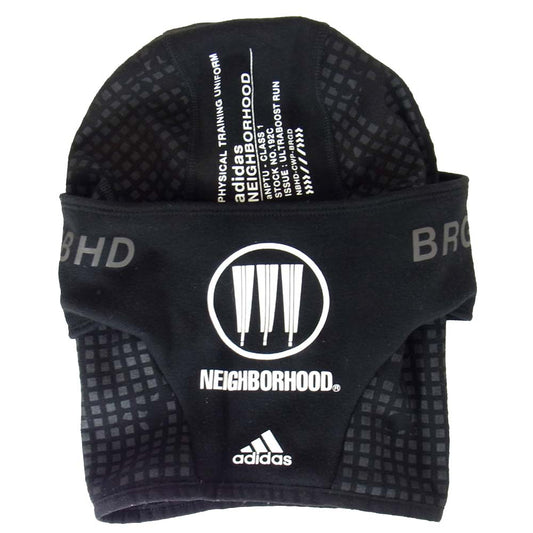 NEIGHBORHOOD ネイバーフッド × アディダス adidas Balaclava バラクラバ マスク  ブラック系【中古】