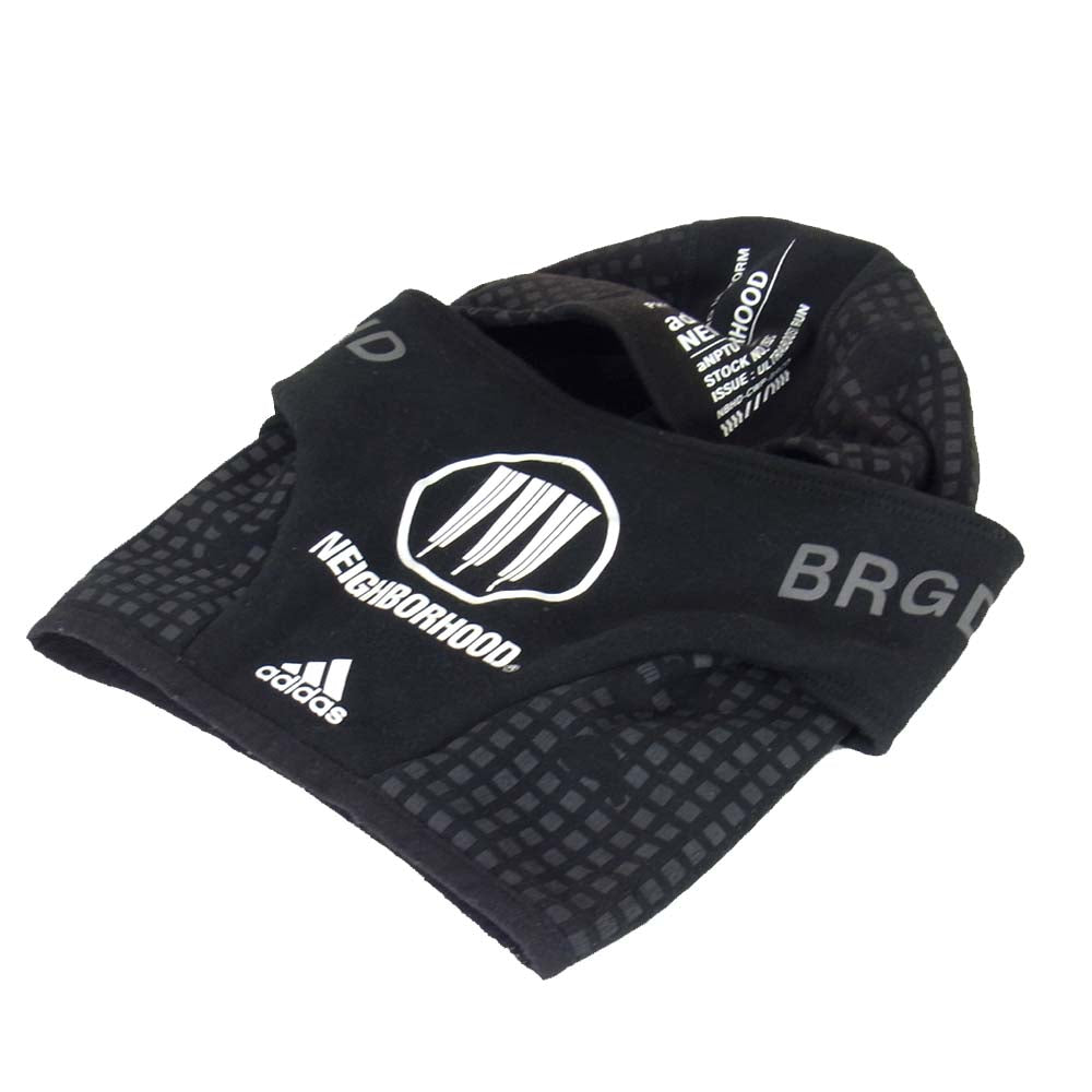 NEIGHBORHOOD ネイバーフッド × アディダス adidas Balaclava バラクラバ マスク  ブラック系【中古】
