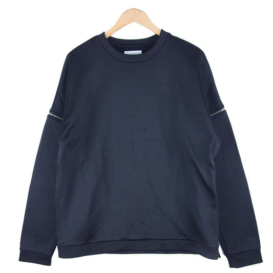 エムビー 02-SS-MB-SW-01 袖ジップ クルーネック スウェット ブラック系 M【中古】