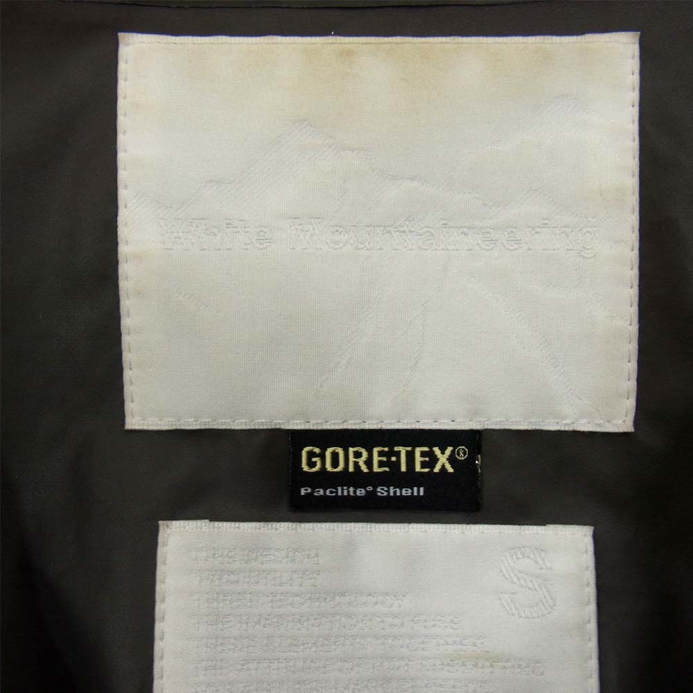 WHITE MOUNTAINEERING ホワイトマウンテニアリング WM1171201 GORE-TEX ゴアテックス オルテガ総柄 マウンテン パーカー ジャケット エンジ系 S【中古】