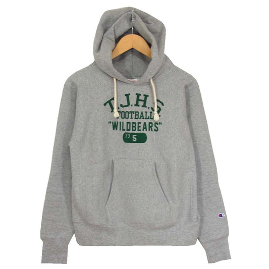 Champion チャンピオン USA製 赤タグ 復刻 REVERSE WEAVE リバースウィーブ プルオーバー パーカー グレー系 M【美品】【中古】
