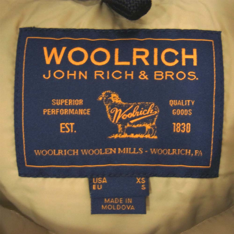 WOOLRICH ウールリッチ 1702061 ARCTIC PARKA アークティックパーカ ダウン ジャケット カーキ系 S【美品】【中古】