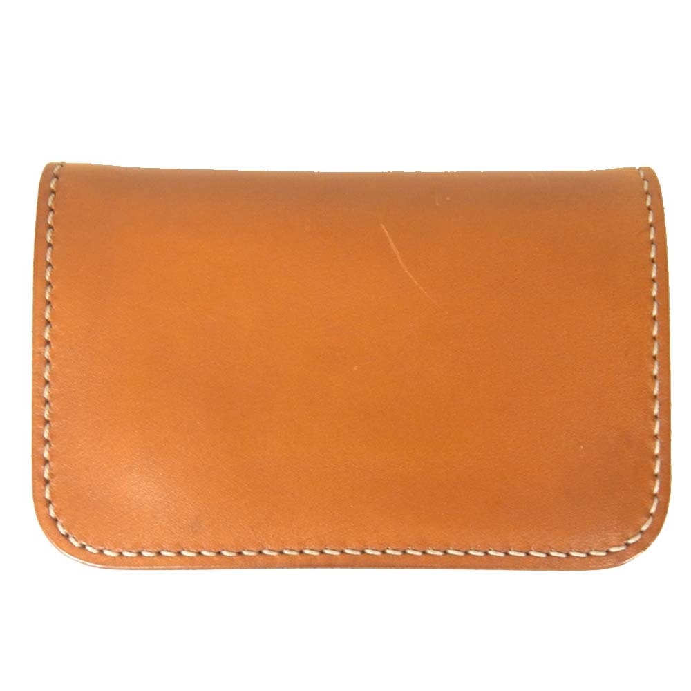 クロウ 黒羽  レザー  ミドル ウォレット  ブラウン系【中古】