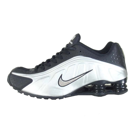 NIKE ナイキ 104265-045 SHOX ショックス ローカット スニーカー ブラック×シルバー系 US8.5【中古】