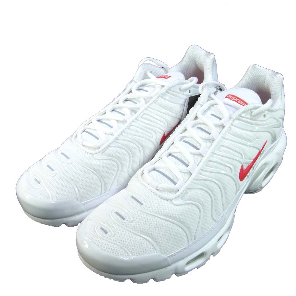Supreme シュプリーム 20AW DA1472-100 ナイキ Nike Air Max Plus エアマックス プラス ホワイト系 27.5cm【新古品】【未使用】【中古】
