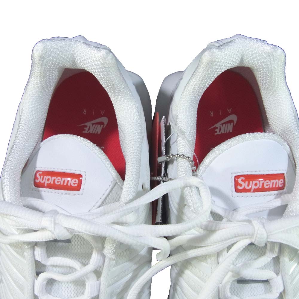 Supreme シュプリーム 20AW DA1472-100 ナイキ Nike Air Max Plus エアマックス プラス ホワイト系 27.5cm【新古品】【未使用】【中古】