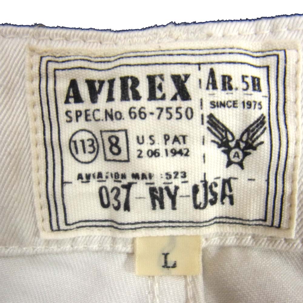 AVIREX アヴィレックス 6166112 AERO PANTS エアロ ベージュ系 L【中古】