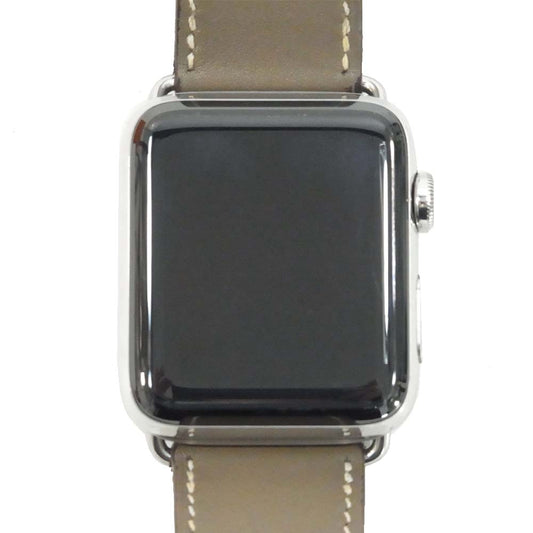 HERMES エルメス Apple Watch Series 3 アップル ウォッチ シンプル トゥール ディプロイアント バックル 42mm エトゥープ 42mm【中古】