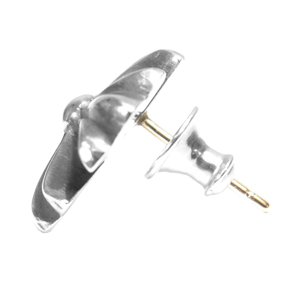CHROME HEARTS クロムハーツ（原本有） STUD LRG CH PLUS スタッド ラージ CHクロス プラス ピアス シルバー系【中古】