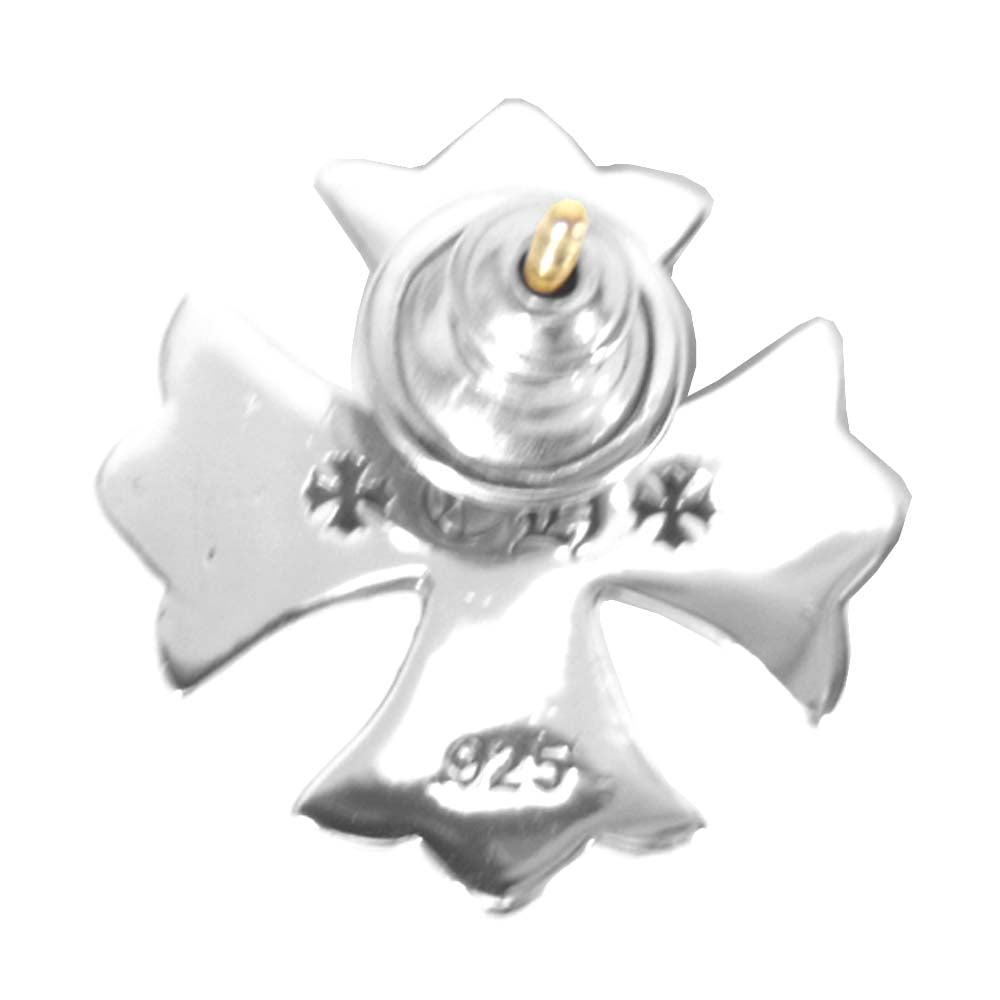 CHROME HEARTS クロムハーツ（原本有） STUD LRG CH PLUS スタッド ラージ CHクロス プラス ピアス シルバー系【中古】