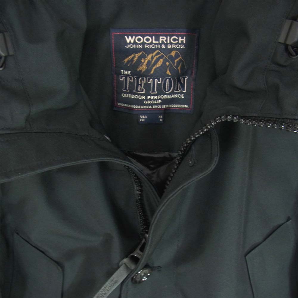 WOOLRICH ウールリッチ WOCPS2732  GTX MOUNTAIN PARKA ゴアテックス マウンテン パーカー  ブラック系 S【中古】