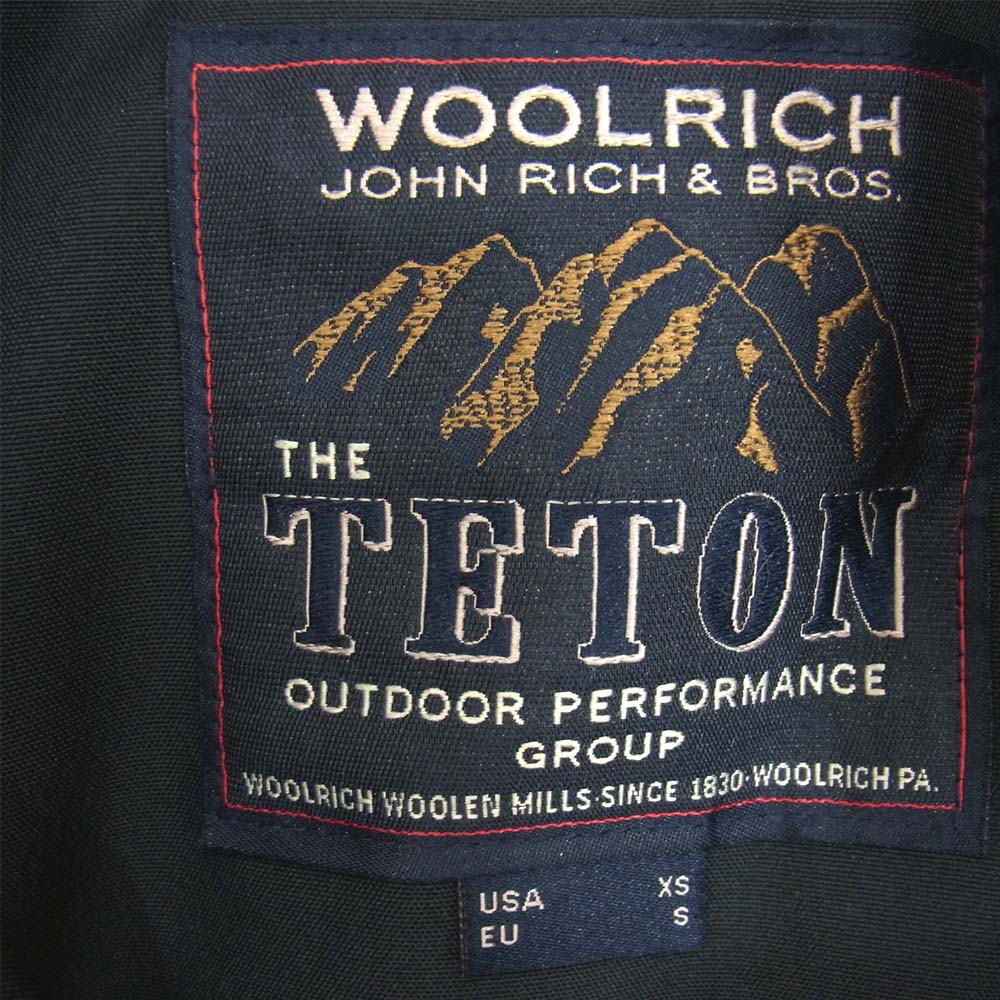 WOOLRICH ウールリッチ WOCPS2732  GTX MOUNTAIN PARKA ゴアテックス マウンテン パーカー  ブラック系 S【中古】