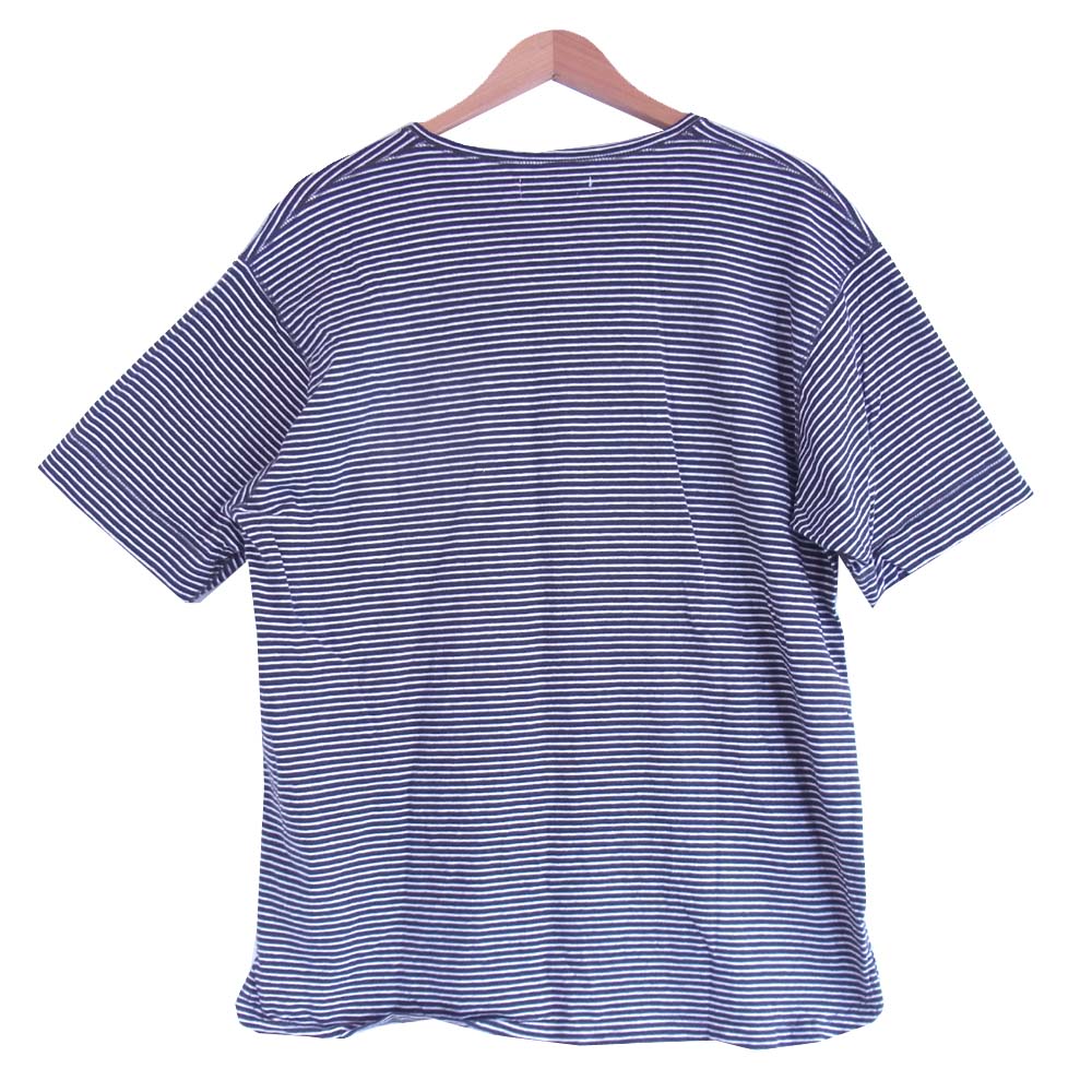 nonnative ノンネイティブ 20SS NN-C3731 DWELLER HENLEY NECK S/S TEE ヘンリーネック 半袖 Tシャツ 黒×白 4【中古】