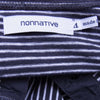 nonnative ノンネイティブ 20SS NN-C3731 DWELLER HENLEY NECK S/S TEE ヘンリーネック 半袖 Tシャツ 黒×白 4【中古】