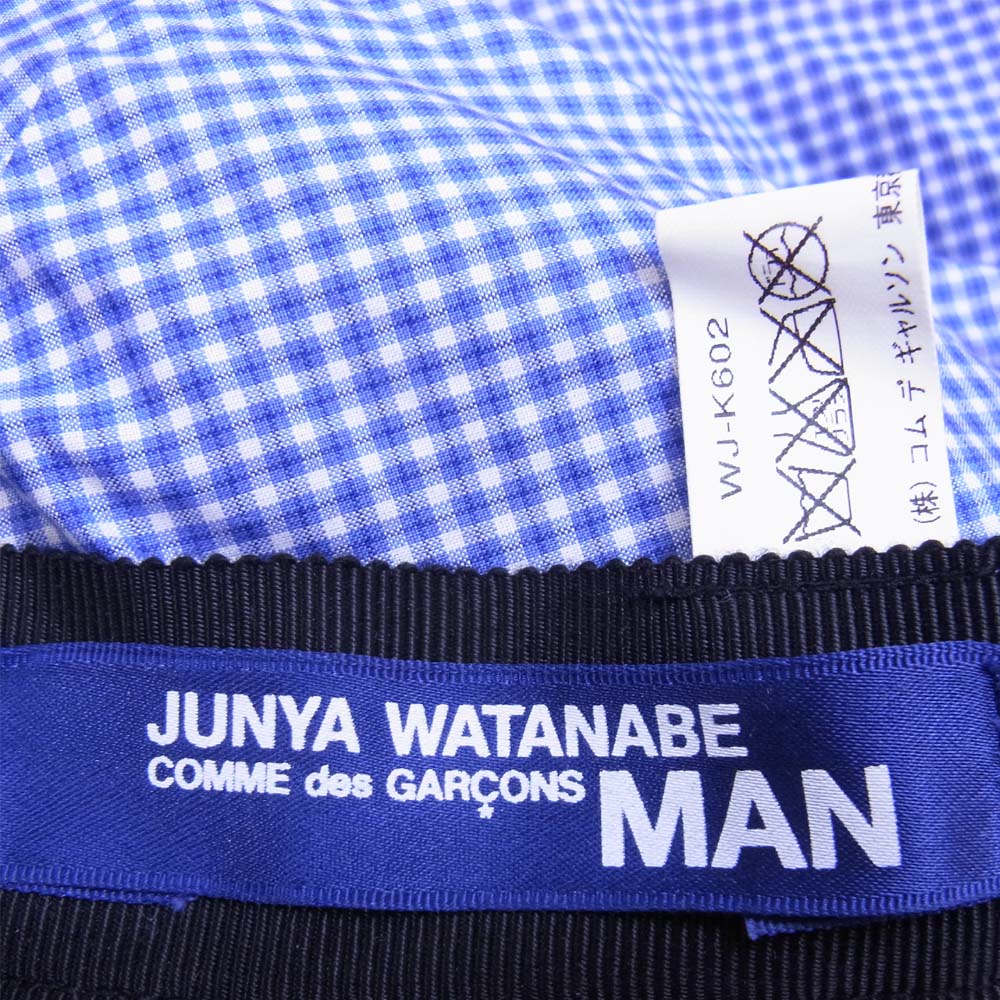 ジュンヤワタナベ WJ-K602 千鳥格子 チェック ハンチング 帽子 ブラウン系【美品】【中古】