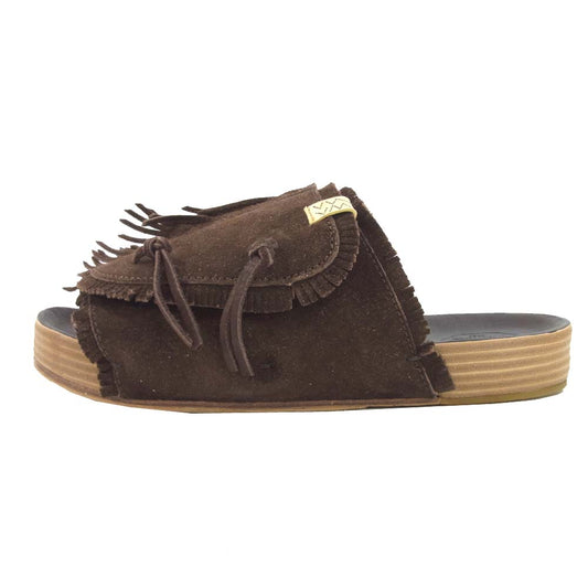 VISVIM ビズビム 20AW 120102002001 CHRISTO SHAMAN-FOLK FIL EXCLUSIVE クリスト シャーマン サンダル ブラウン系 XL【中古】