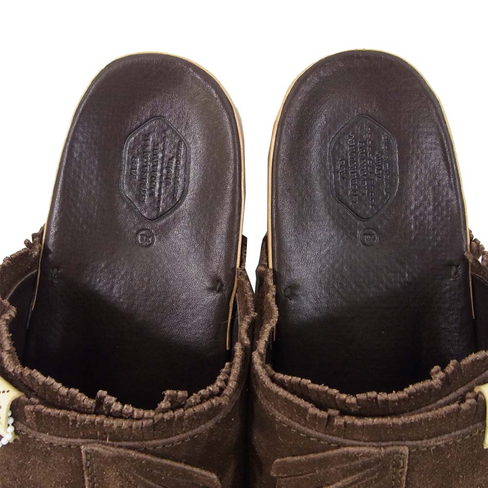 VISVIM ビズビム 20AW 120102002001 CHRISTO SHAMAN-FOLK FIL EXCLUSIVE クリスト シャーマン サンダル ブラウン系 XL【中古】
