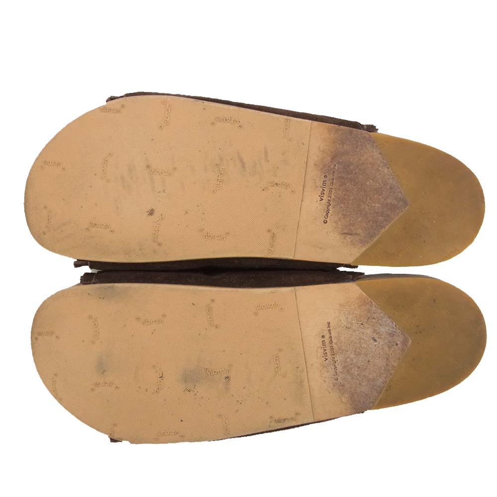 VISVIM ビズビム 20AW 120102002001 CHRISTO SHAMAN-FOLK FIL EXCLUSIVE クリスト シャーマン サンダル ブラウン系 XL【中古】