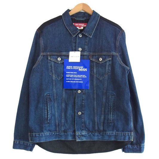 ジュンヤワタナベ 20AW  WF-J201 リーバイス Levis ウール ツイル チェック 3rdタイプ デニム ジャケット インディゴブルー系 L【新古品】【未使用】【中古】