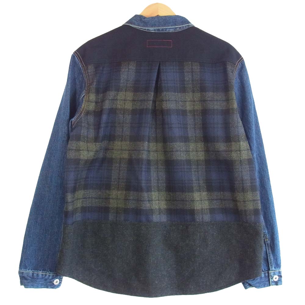 ジュンヤワタナベ 20AW  WF-J201 リーバイス Levis ウール ツイル チェック 3rdタイプ デニム ジャケット インディゴブルー系 L【新古品】【未使用】【中古】