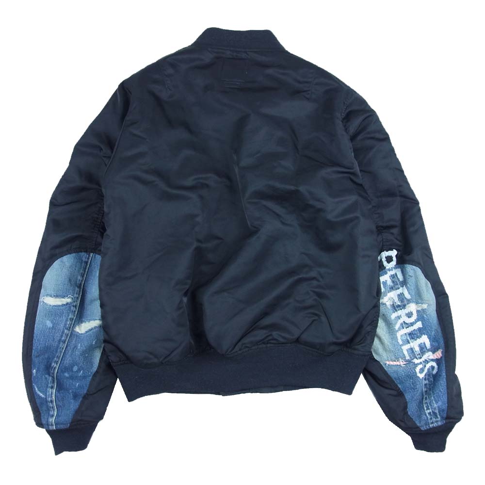 VISVIM ビズビム 19AW 119205013024 THORSON JKT COLLAGE ト―ソン ジャケット カレッジ ブラック系 4【美品】【中古】