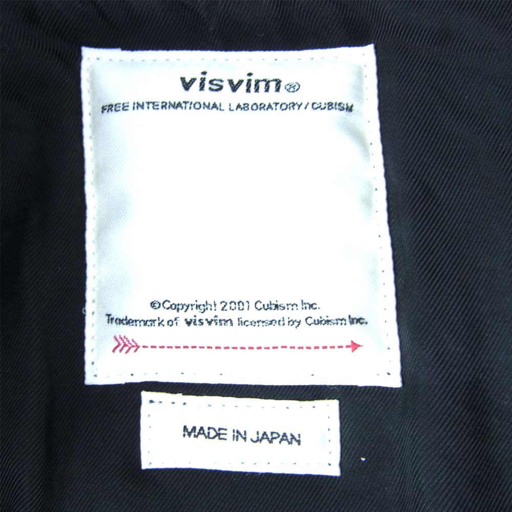 VISVIM ビズビム 19AW 119205013024 THORSON JKT COLLAGE ト―ソン ジャケット カレッジ ブラック系 4【美品】【中古】