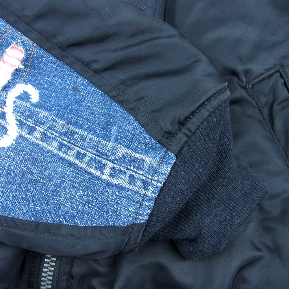 VISVIM ビズビム 19AW 119205013024 THORSON JKT COLLAGE ト―ソン ジャケット カレッジ ブラック系 4【美品】【中古】