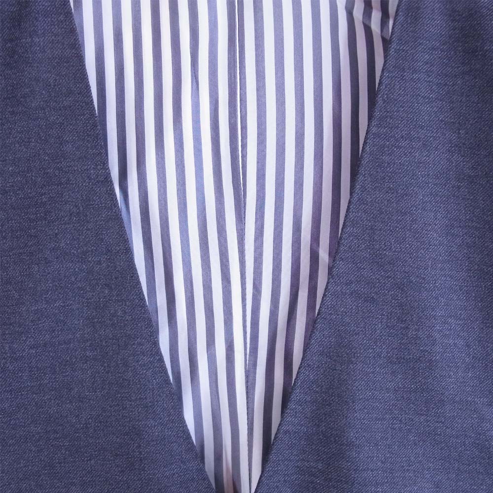 THOM BROWNE トムブラウン 0113D8005 国内正規品 バックベルト ストライプ クラシック ベスト グレー系【中古】