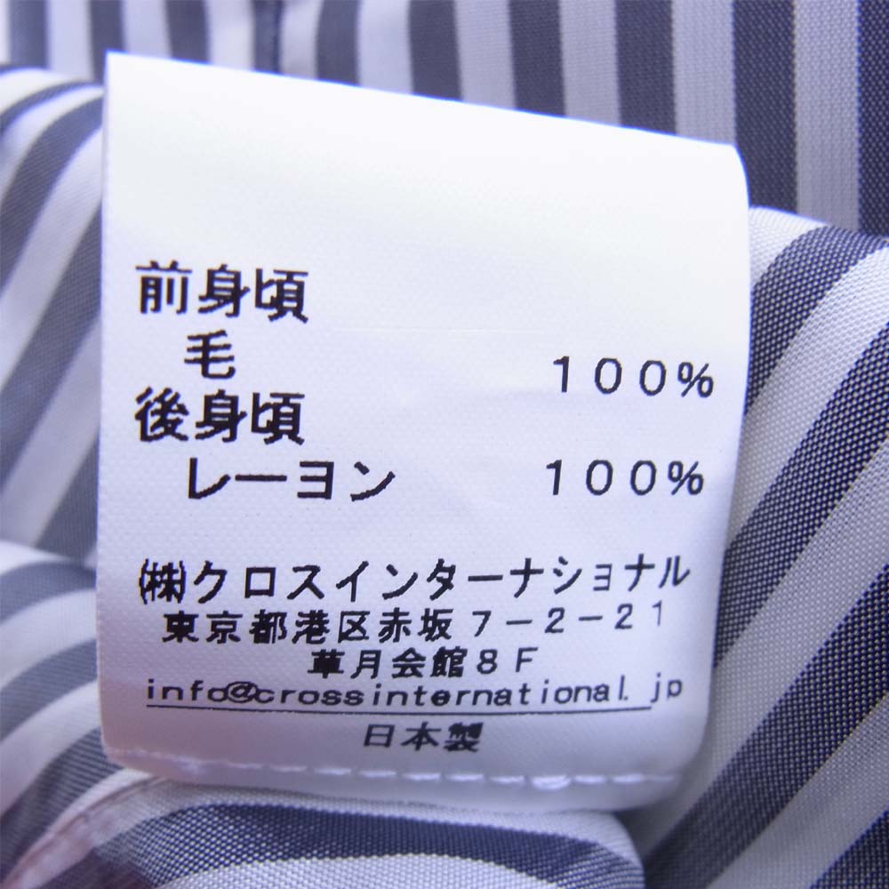 THOM BROWNE トムブラウン 0113D8005 国内正規品 バックベルト ストライプ クラシック ベスト グレー系【中古】