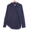 Paul Harnden ポールハーデン 両胸ポケット コットン シャツ ネイビー系 XS【中古】