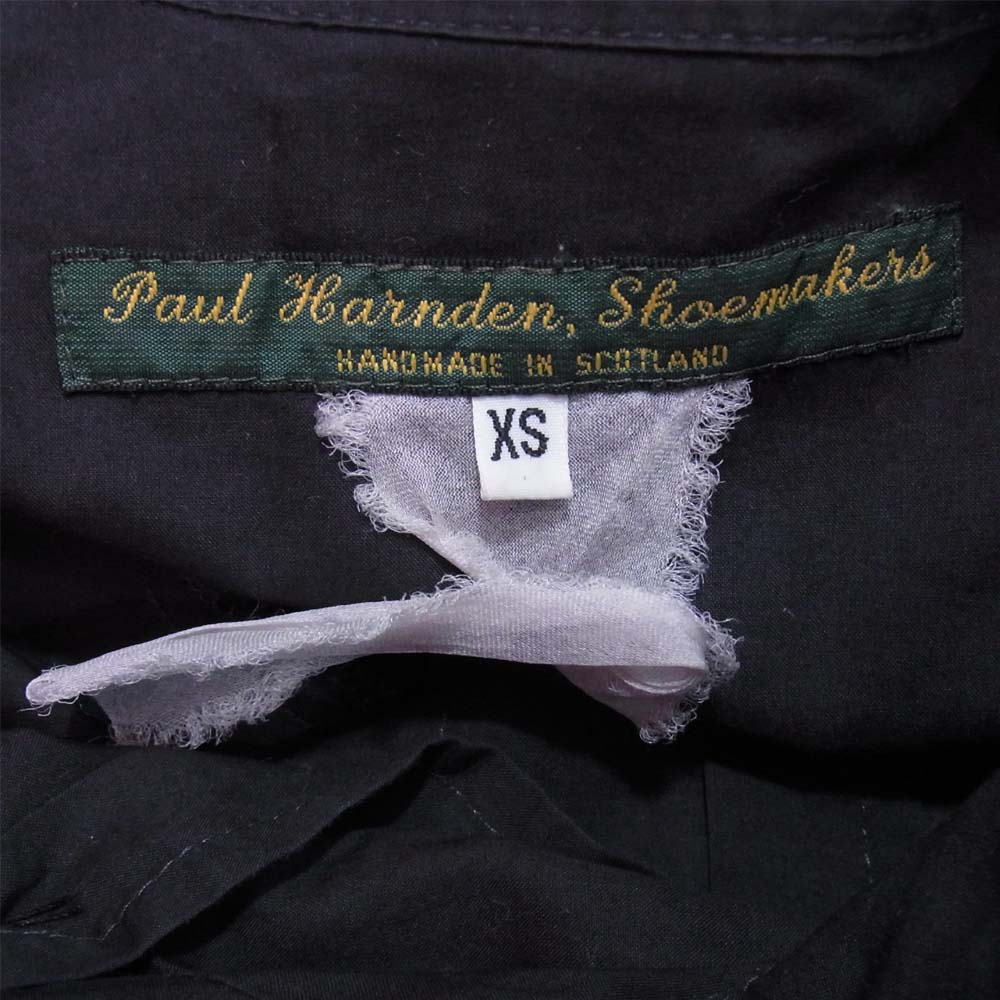 Paul Harnden ポールハーデン 両胸ポケット コットン シャツ ネイビー系 XS【中古】