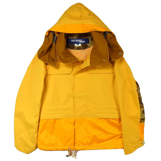COMME des GARCONS コムデギャルソン 19SS WC-J016 ジュンヤワタナベ JUNYA WATANABE AD2018 ナイロン タフタ ジャケット イエロー系 XS【美品】【中古】