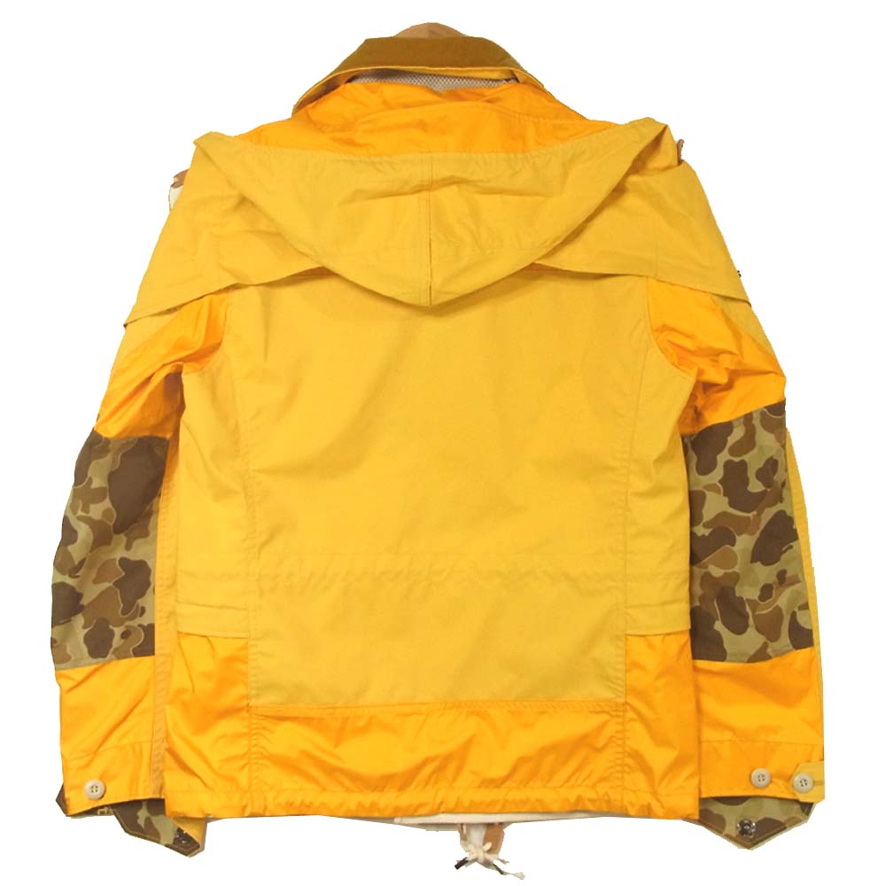 COMME des GARCONS コムデギャルソン 19SS WC-J016 ジュンヤワタナベ JUNYA WATANABE AD2018 ナイロン タフタ ジャケット イエロー系 XS【美品】【中古】