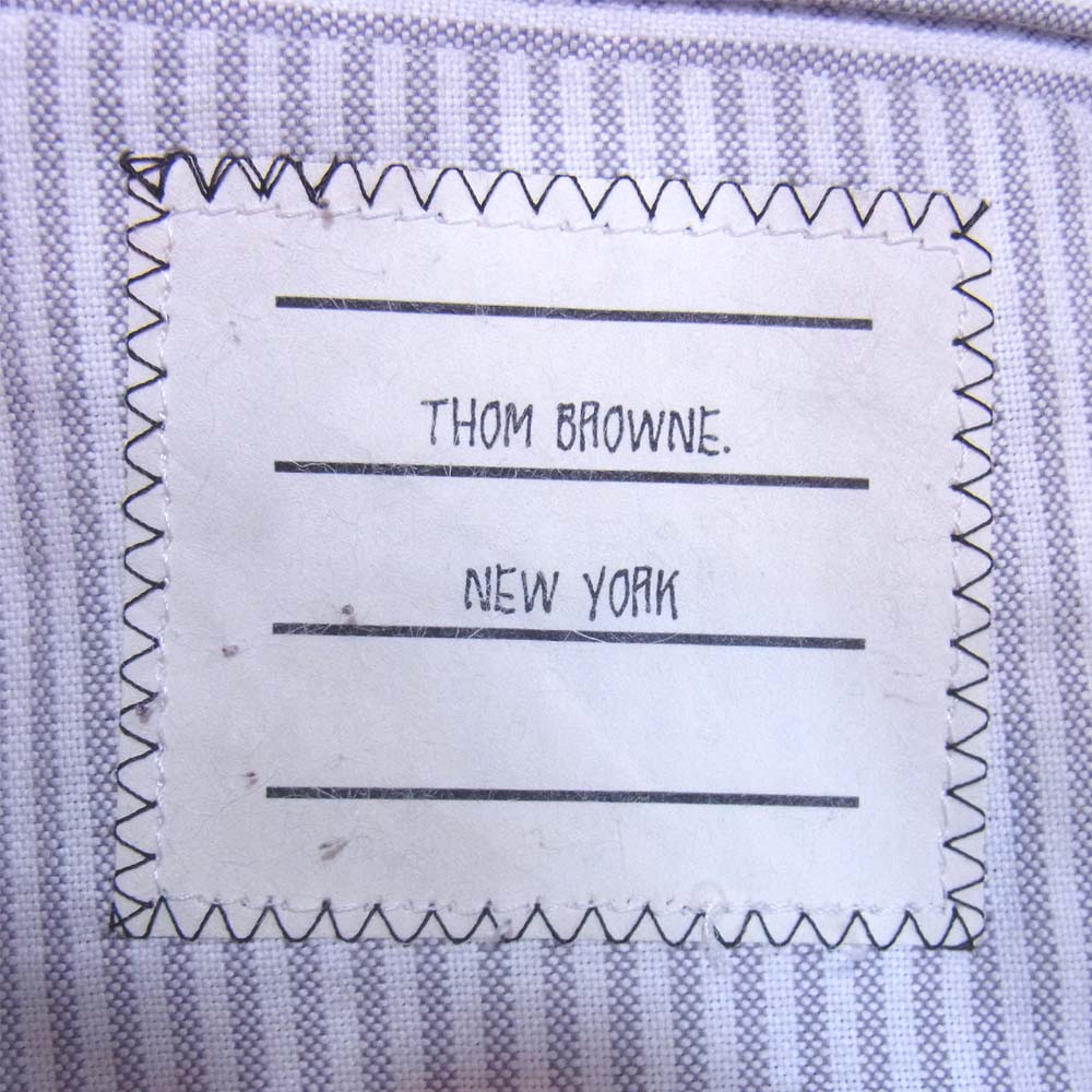 THOM BROWNE トムブラウン 01103I1028 国内正規品 キルティング エルボーパッチ 3B テーラード ジャケット ネイビー系【中古】