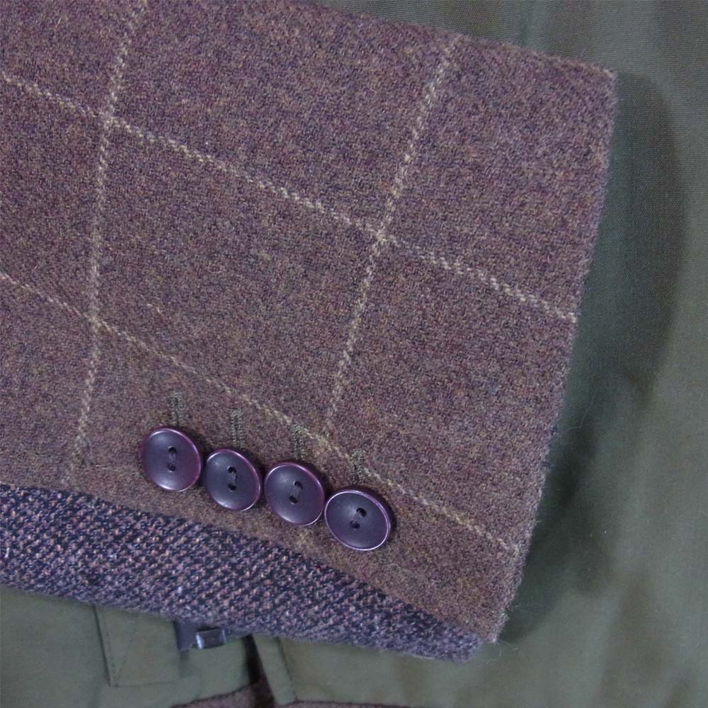 COMME des GARCONS コムデギャルソン WB-J008 ジュンヤワタナベ JUNYA WATANABE AQ2018 異素材切替 リフレクター リバーシブル  ジャケット カーキ系 XS【美品】【中古】