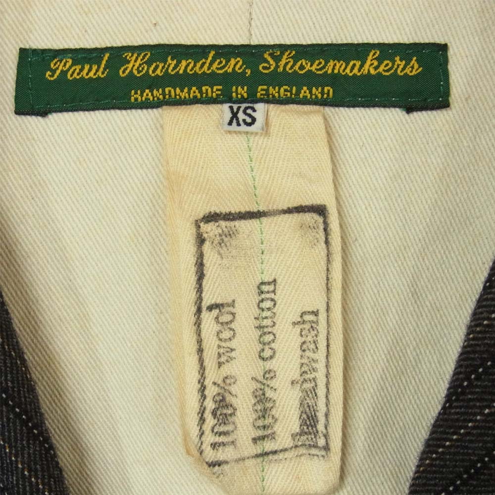 Paul Harnden ポールハーデン Men's Blazer Jacket ウール ストライプ ブレザー ジャケット グレー系 XS【中古】
