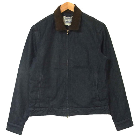 Levi's リーバイス 21262-0001 MADE & CRAFTED QUILTED ZIP JACKET TRAVERSE ジップ デニム ジャケット インディゴブルー系 S【美品】【中古】