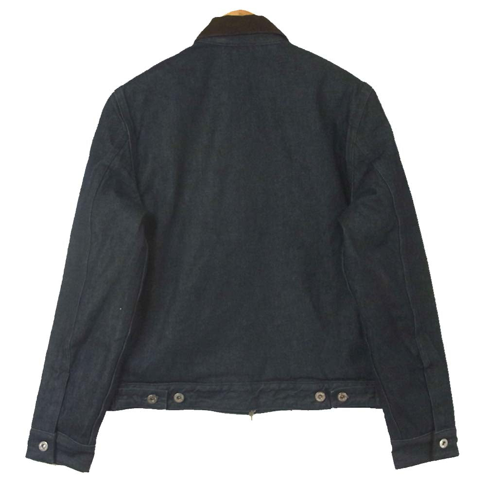 Levi's リーバイス 21262-0001 MADE & CRAFTED QUILTED ZIP JACKET TRAVERSE ジップ デニム ジャケット インディゴブルー系 S【美品】【中古】