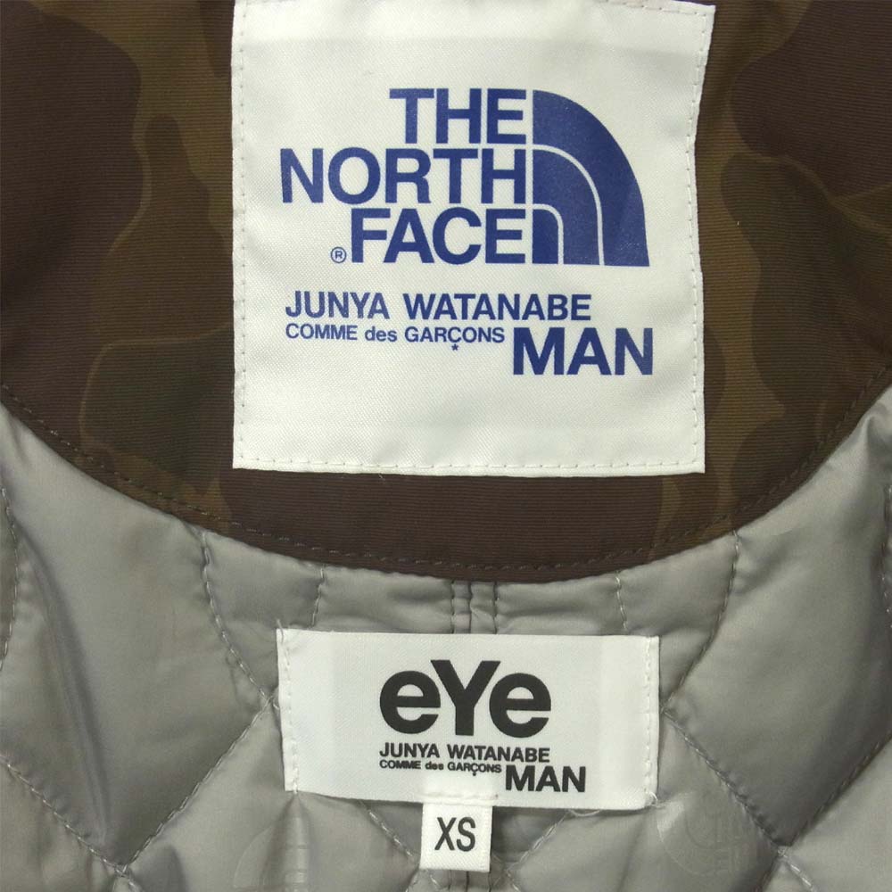 JUNYA WATANABE COMME des GARCONS MAN ジュンヤワタナベコムデギャルソンマン 16AD WR-J910 THE NORTH FACE ノースフェイス ジャケット カーキ系 XS【中古】