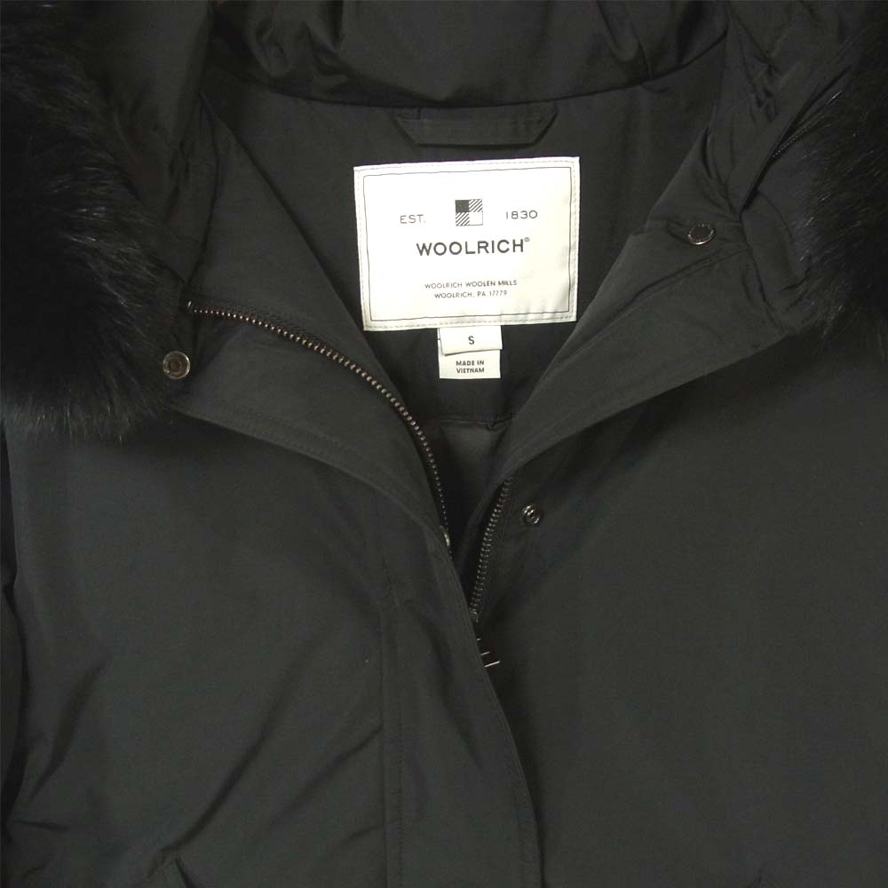 WOOLRICH ウールリッチ WWOU0157 KEYSTONE PARKA キーストーン パーカ ダウン コート ブラック系 S【美品】【中古】