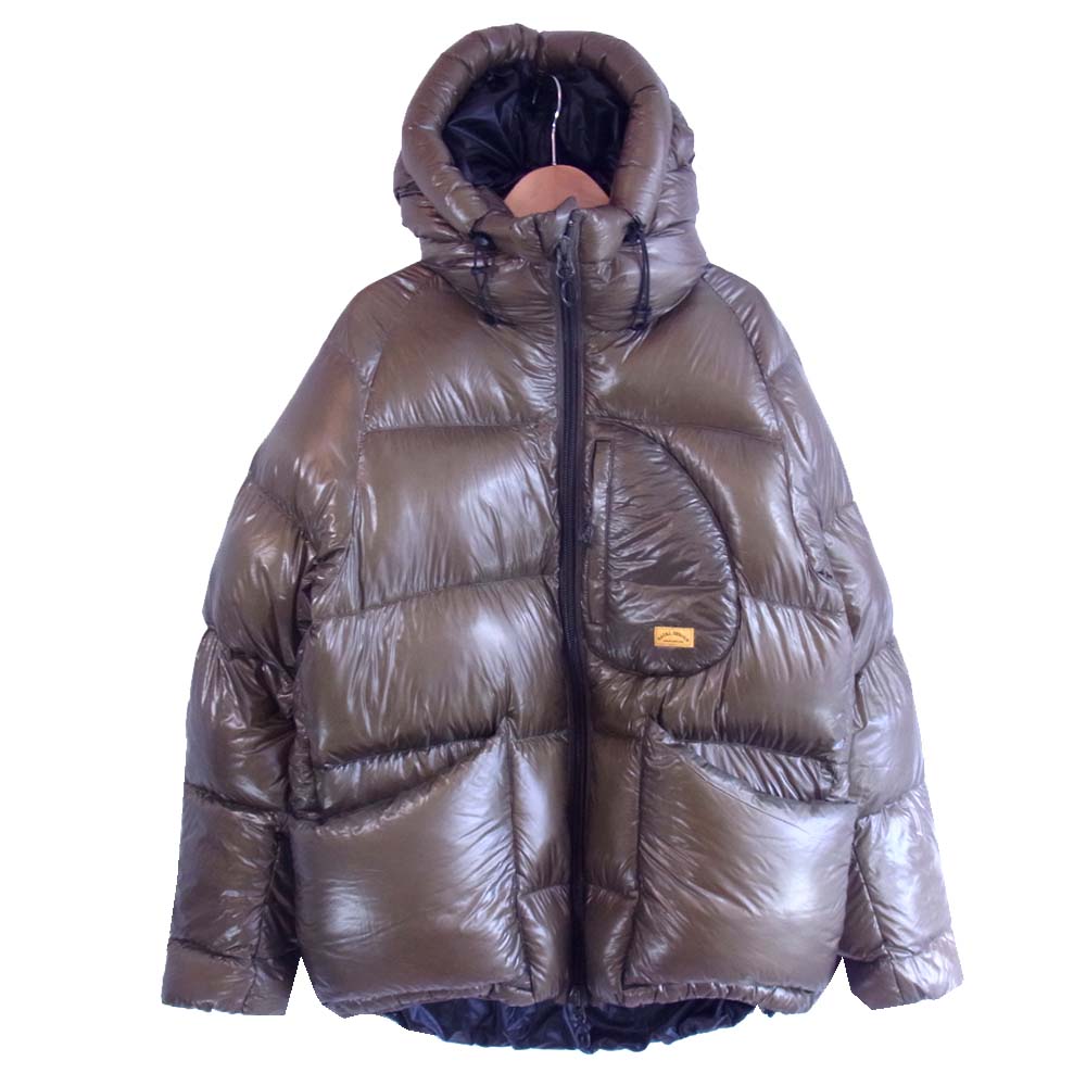NANGA ナンガ NATAL DESIGN ネイタルデザイン IGLOO イグルー ダウン ジャケット カーキ系 S【美品】【中古】