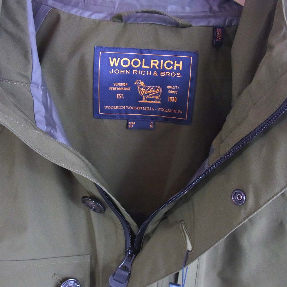WOOLRICH ウールリッチ WOCPS2514 GTX MOUNTAIN JKT ゴアテックス マウンテン ジャケット カーキ系 M【新古品】【未使用】【中古】