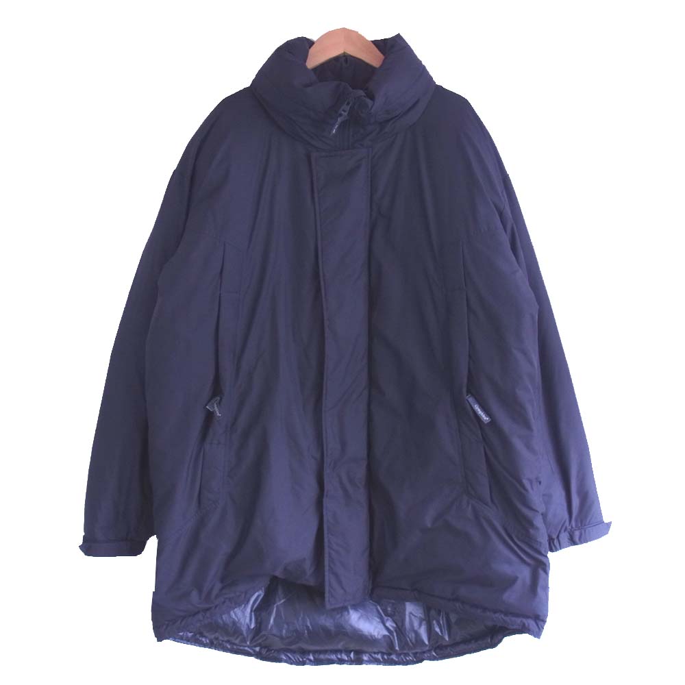 GYMPHLEX ジムフレックス 17A-KW-004 ナイロン ダウン コート ネイビー系 M【中古】