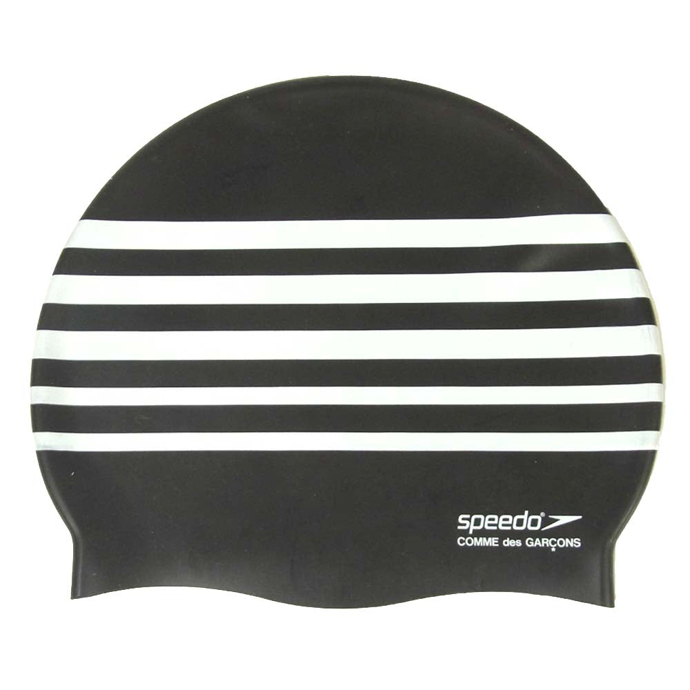 COMME des GARCONS コムデギャルソン 5S-K005-051 スピード SPEEDO ロゴ スイミング キャップ 水泳帽 ブラック系【新古品】【未使用】【中古】