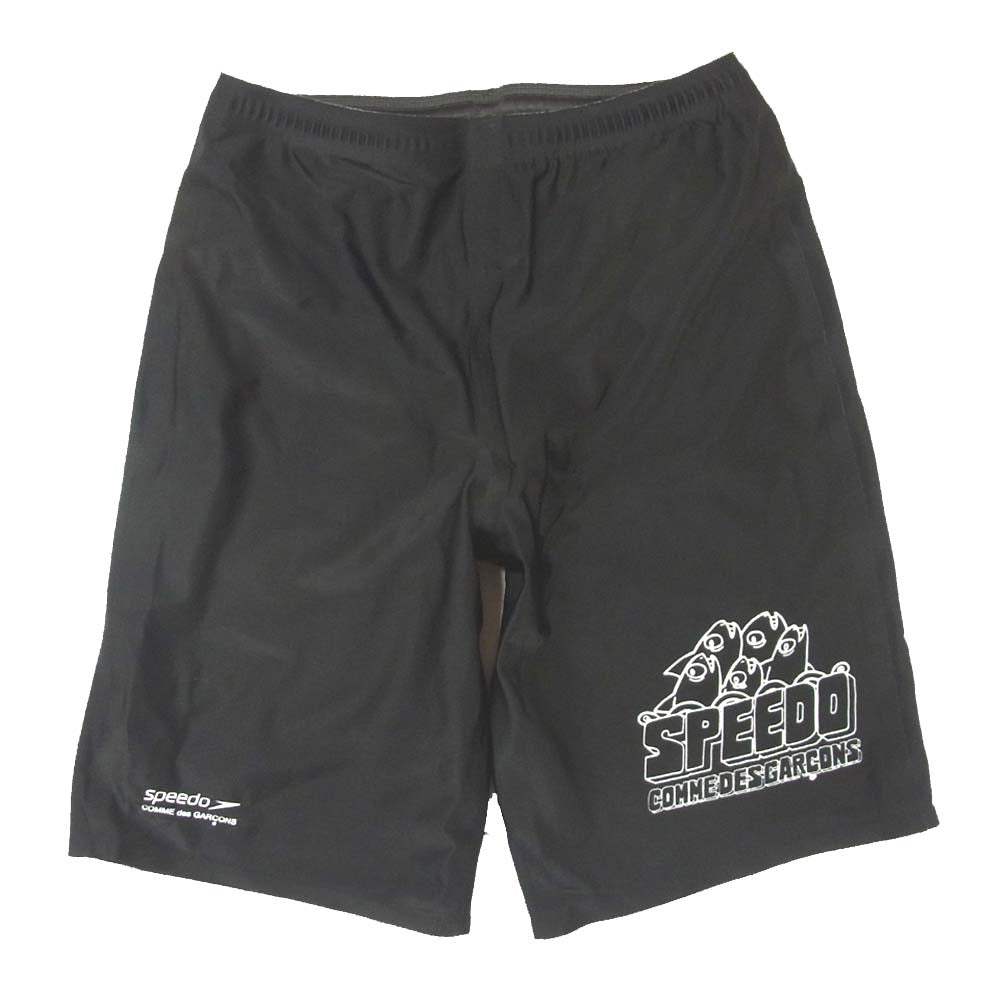 COMME des GARCONS コムデギャルソン 5A-T011-051 スピード SPEEDO 水着 スイミング パンツ ポルトガル製 ブラック系 XS【新古品】【未使用】【中古】
