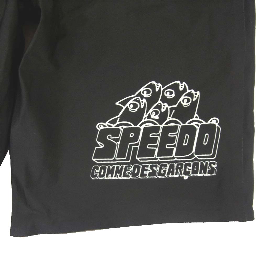 COMME des GARCONS コムデギャルソン 5A-T011-051 スピード SPEEDO 水着 スイミング パンツ ポルトガル製 ブラック系 XS【新古品】【未使用】【中古】