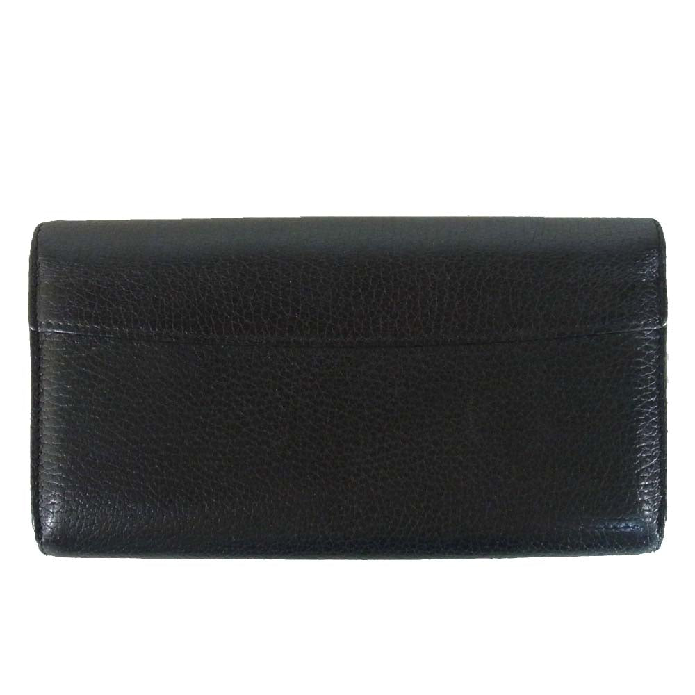 LOUIS VUITTON ルイ・ヴィトン M61248 ポルトフォイユ カプシーヌ レザー 長財布 ブラック系【中古】