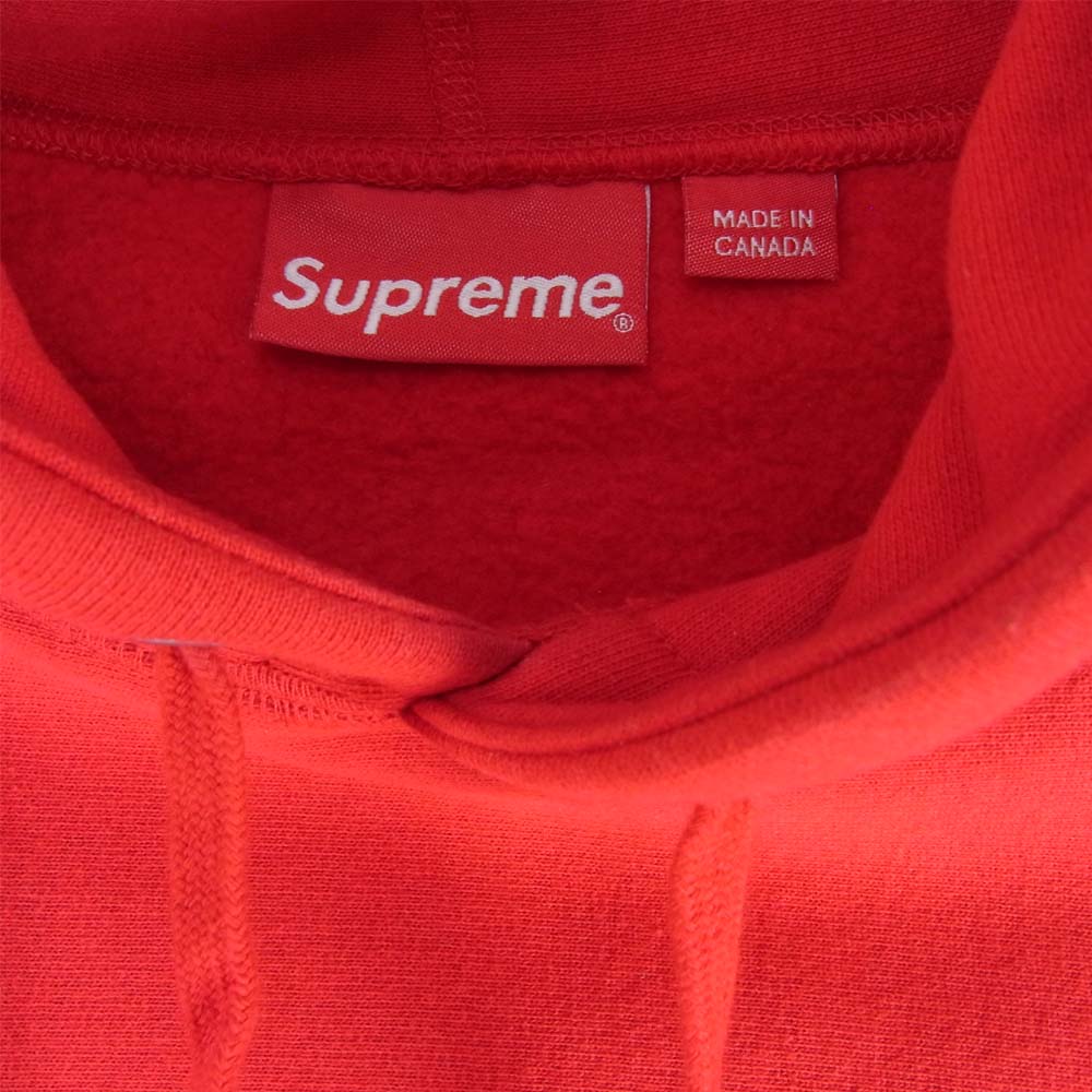 Supreme シュプリーム 18SS Studded Hooded Sweatshirt スタッズロゴスウェットパーカー レッド系 S【中古】