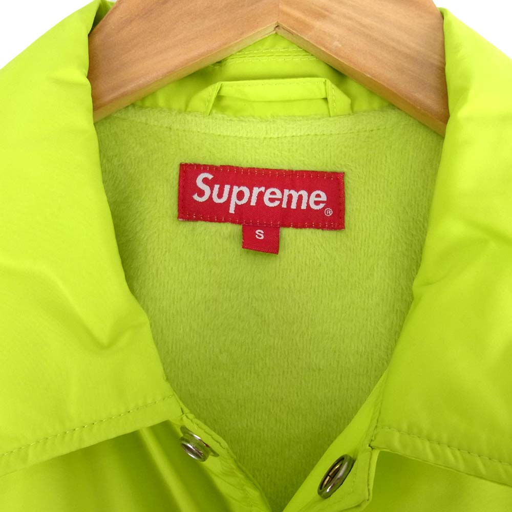 Supreme シュプリーム 17AW Arabic Logo Coaches Jacket アラビックロゴ コーチ ライトグリーン系 S【中古】