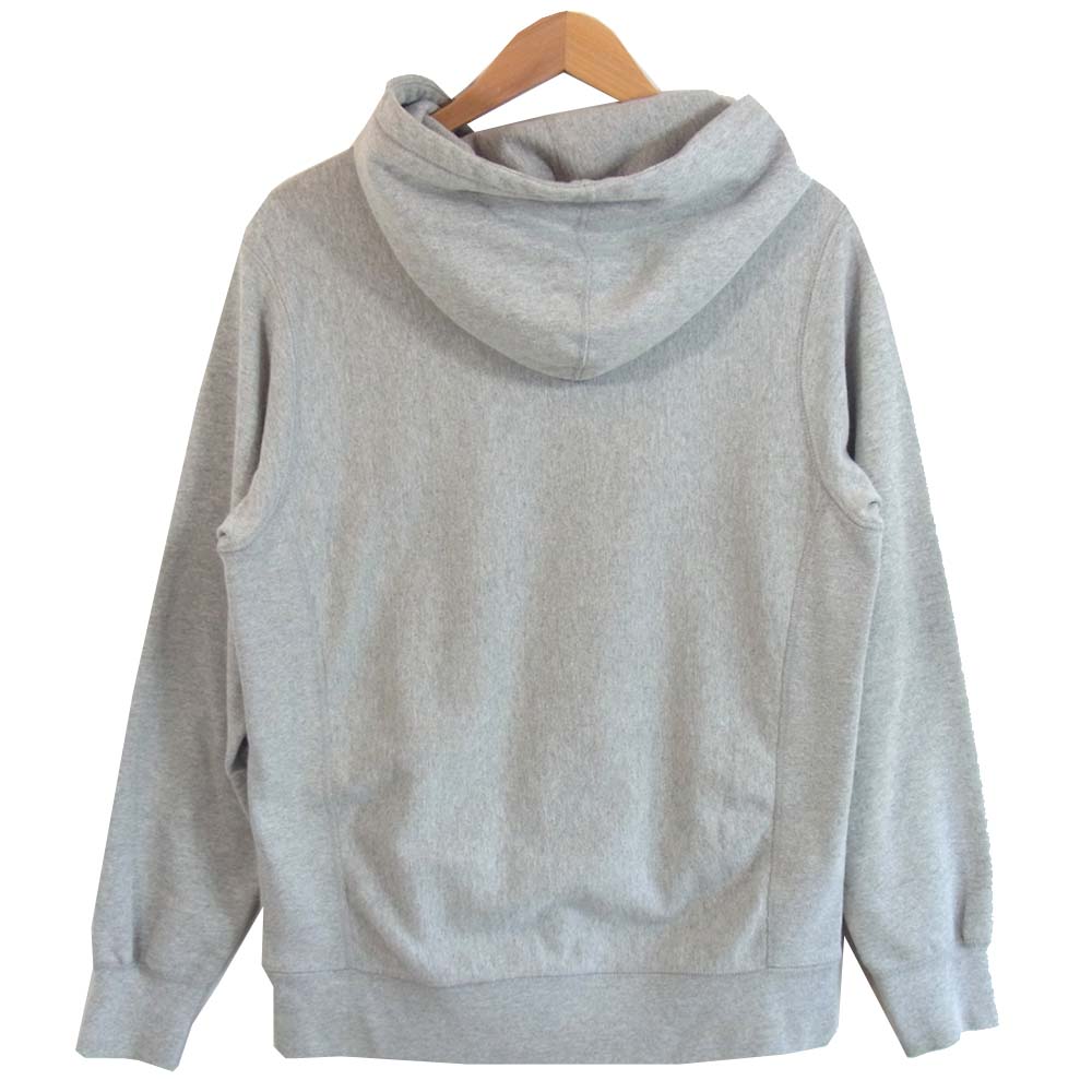 Supreme シュプリーム 15SS Classic Logo Hooded Sweatshirt ロゴ スウェット グレー系 S【中古】